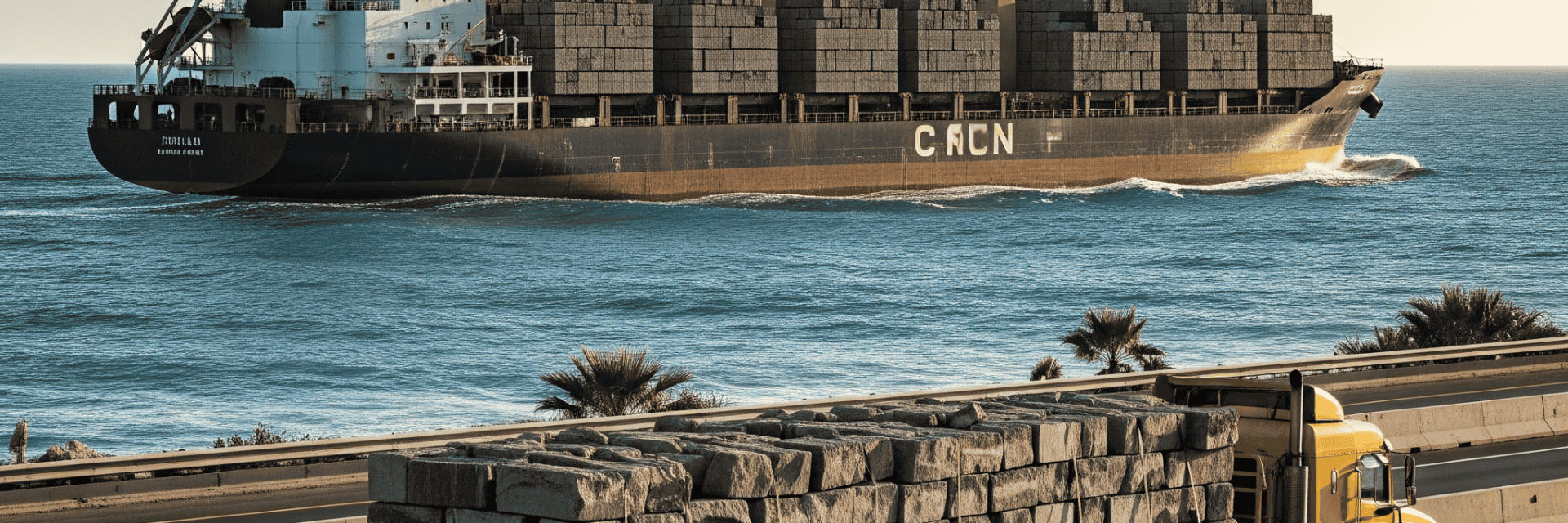 Sea vs land freight cost comparison